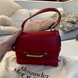 New Alexander McQueen red Handbag